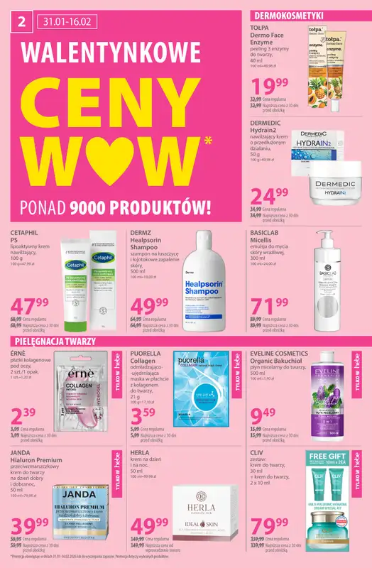 Hebe - gazetka promocyjna Gazetka od soboty 31.01 do poniedziałku 16.02 - strona 2