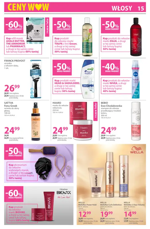 Hebe - gazetka promocyjna Gazetka od soboty 31.01 do poniedziałku 16.02 - strona 15