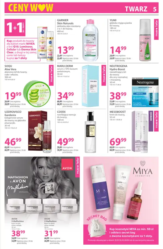 Hebe - gazetka promocyjna Gazetka od soboty 31.01 do poniedziałku 16.02 - strona 5