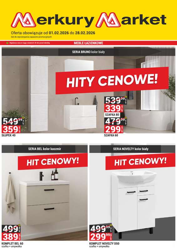 Merkury Market - gazetka promocyjna Gazetka od niedzieli 01.02 do soboty 28.02