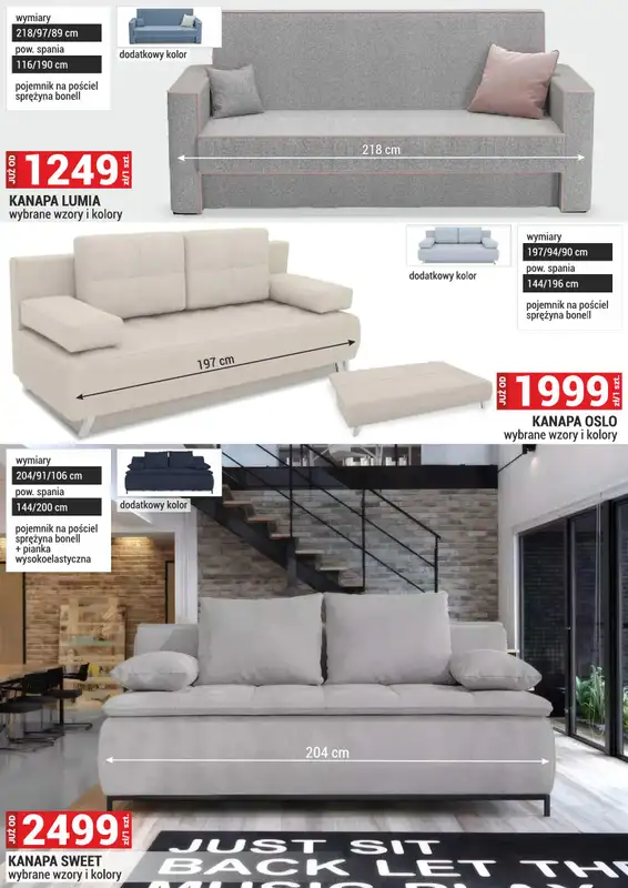 Merkury Market - gazetka promocyjna Meble, wypoczynki, materace od niedzieli 01.02 do soboty 28.02 - strona 4