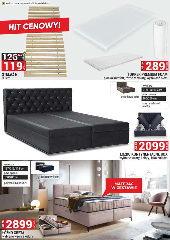 Merkury Market - gazetka promocyjna Meble, wypoczynki, materace od niedzieli 01.02 do soboty 28.02 - strona 23