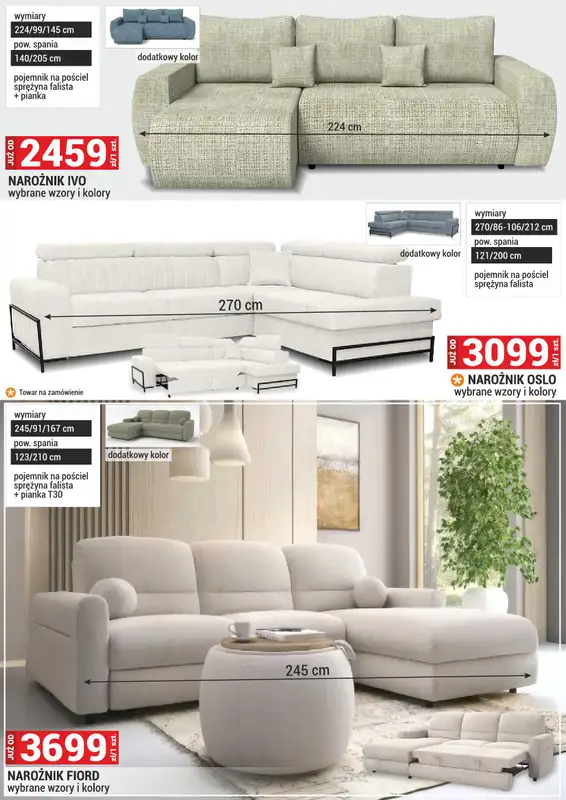 Merkury Market - gazetka promocyjna Meble, wypoczynki, materace od niedzieli 01.02 do soboty 28.02 - strona 14