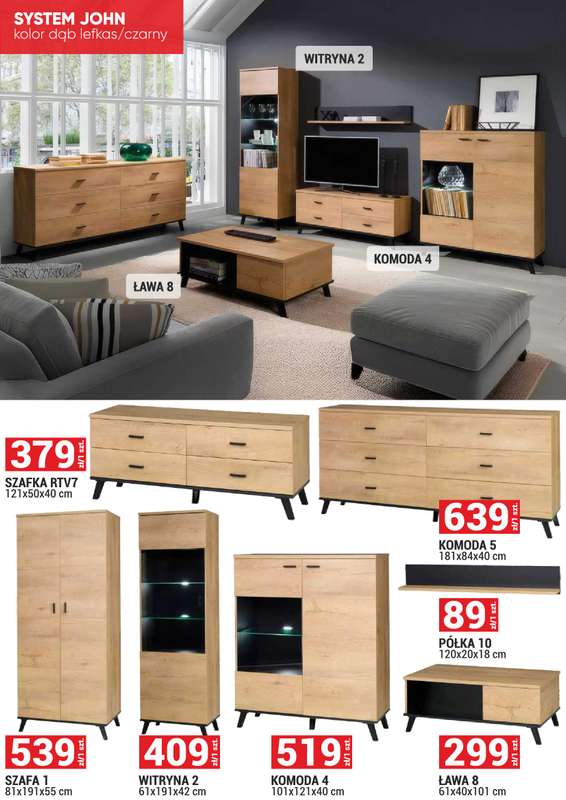 Merkury Market - gazetka promocyjna Meble, wypoczynki, materace od niedzieli 01.02 do soboty 28.02 - strona 15