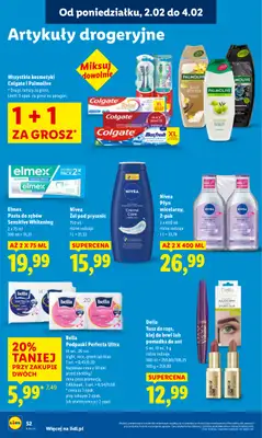 Lidl - gazetka promocyjna Oferta od poniedziałku od poniedziałku 02.02 do środy 04.02 - strona 52