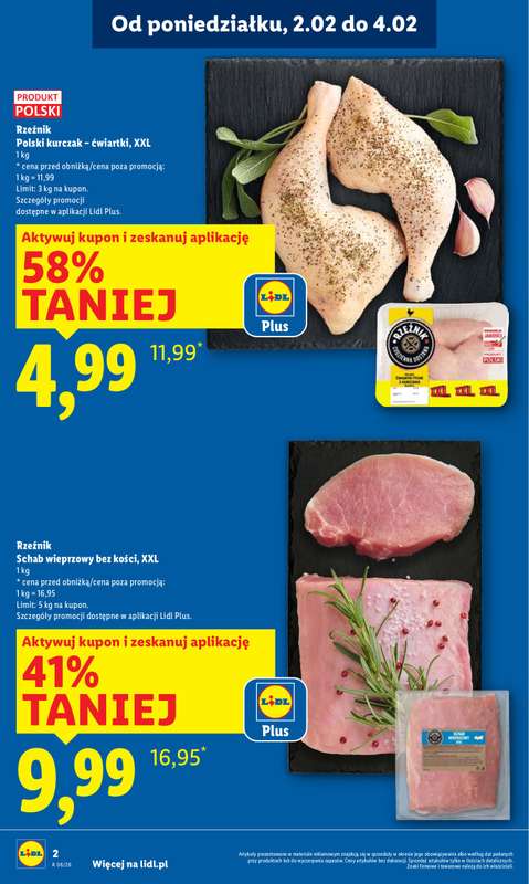 Lidl - gazetka promocyjna Oferta od poniedziałku od poniedziałku 02.02 do środy 04.02 - strona 2