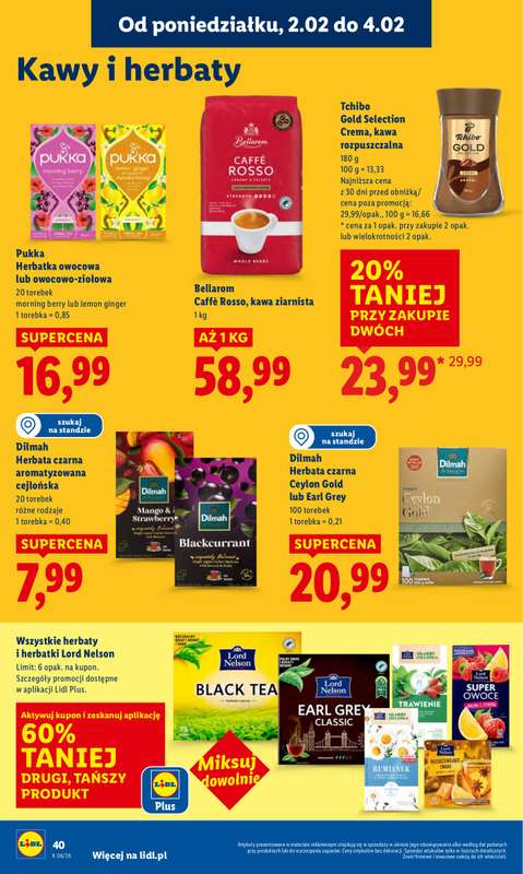 Lidl - gazetka promocyjna Oferta od poniedziałku od poniedziałku 02.02 do środy 04.02 - strona 40