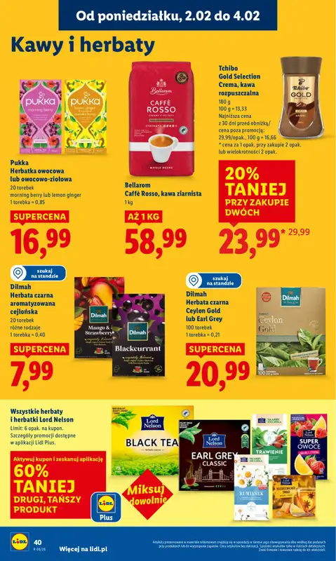 Lidl - gazetka promocyjna Oferta od poniedziałku od poniedziałku 02.02 do środy 04.02 - strona 40
