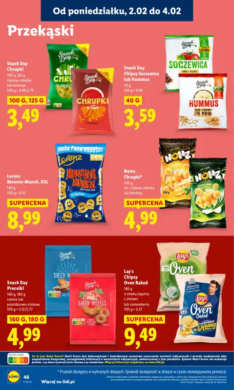 Lidl - gazetka promocyjna Oferta od poniedziałku od poniedziałku 02.02 do środy 04.02 - strona 48