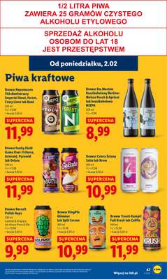 Lidl - gazetka promocyjna Oferta od poniedziałku od poniedziałku 02.02 do środy 04.02 - strona 47