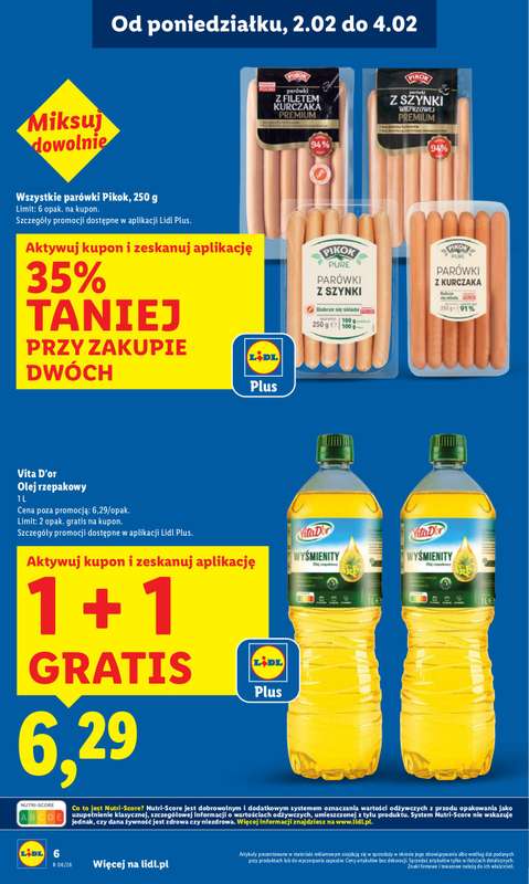 Lidl - gazetka promocyjna Oferta od poniedziałku od poniedziałku 02.02 do środy 04.02 - strona 6
