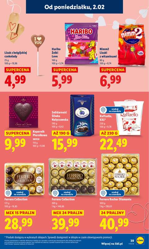 Lidl - gazetka promocyjna Oferta od poniedziałku od poniedziałku 02.02 do środy 04.02 - strona 39