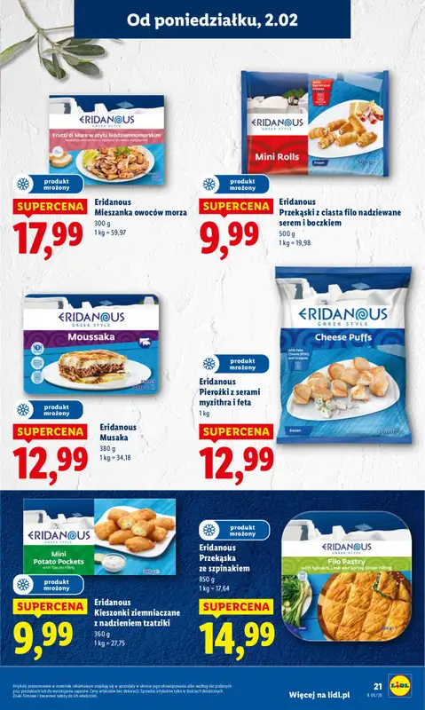 Lidl - gazetka promocyjna Oferta od poniedziałku od poniedziałku 02.02 do środy 04.02 - strona 21