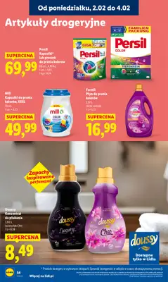 Lidl - gazetka promocyjna Oferta od poniedziałku od poniedziałku 02.02 do środy 04.02 - strona 54