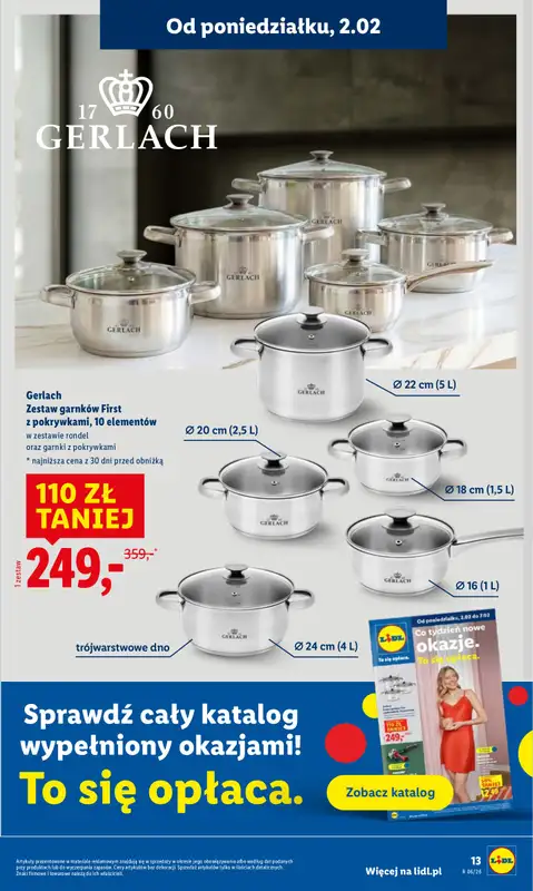 Lidl - gazetka promocyjna Oferta od poniedziałku od poniedziałku 02.02 do środy 04.02 - strona 13
