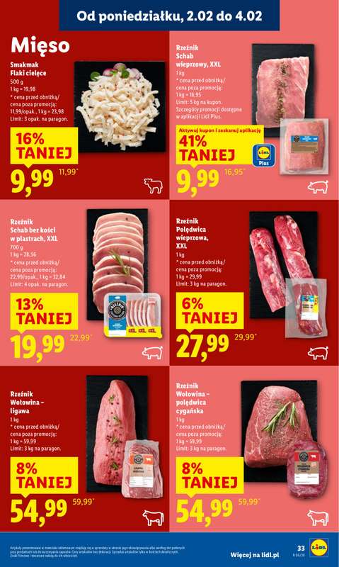 Lidl - gazetka promocyjna Oferta od poniedziałku od poniedziałku 02.02 do środy 04.02 - strona 33