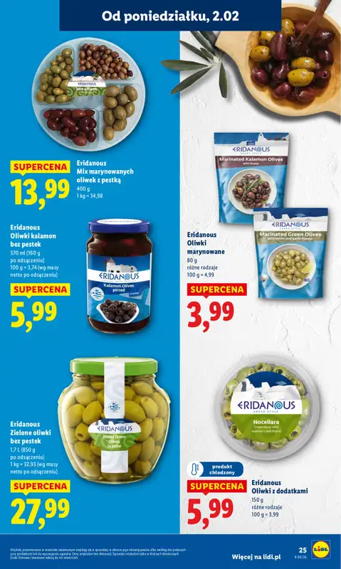 Lidl - gazetka promocyjna Oferta od poniedziałku od poniedziałku 02.02 do środy 04.02 - strona 25