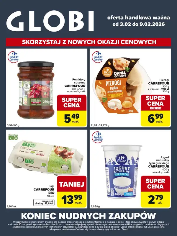 Globi - gazetka promocyjna Gazetka Globi od wtorku 03.02 do poniedziałku 09.02 - strona 2