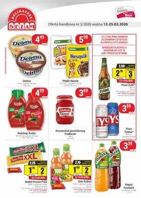 Delikatesy Sezam - gazetka promocyjna Gazetka od czwartku 12.02 do środy 25.02