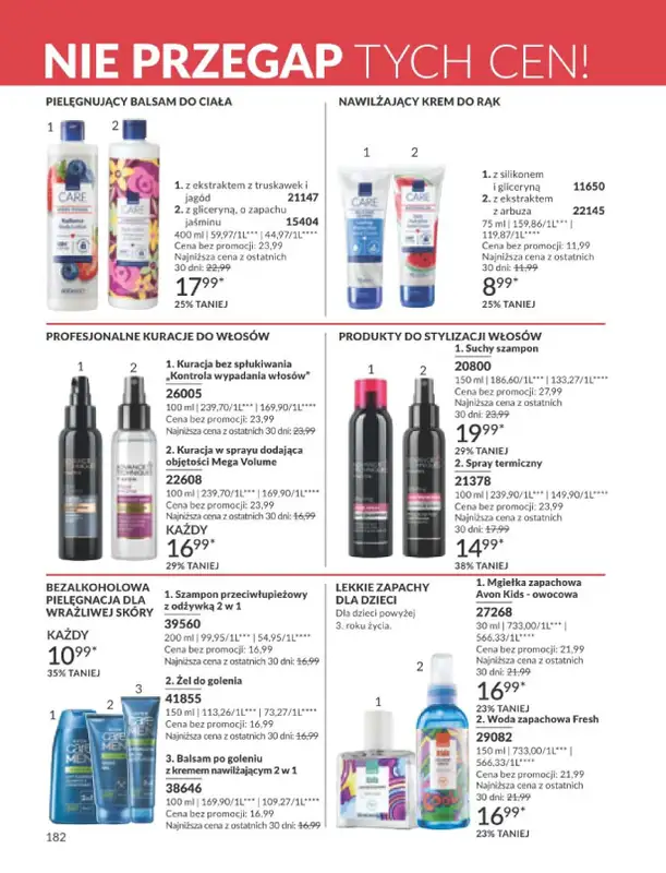 AVON - gazetka promocyjna Katalog Luty 2026 od soboty 31.01 do soboty 28.02 - strona 184
