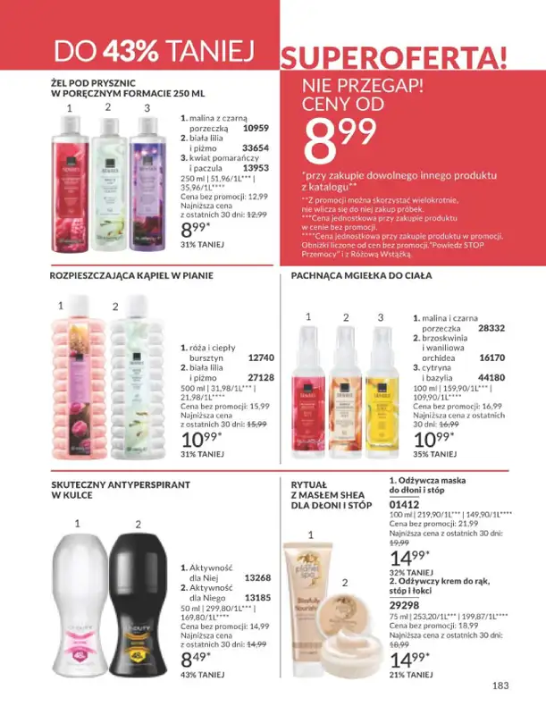 AVON - gazetka promocyjna Katalog Luty 2026 od soboty 31.01 do soboty 28.02 - strona 185