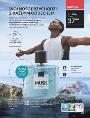 Woda toaletowa Musk Exhale