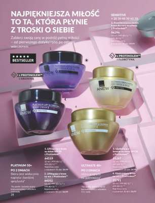 Anew Platinum Liftingujący krem na dzień SPF20 z Protinolem