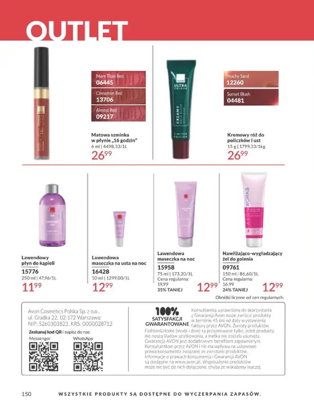 AVON - gazetka promocyjna Katalog Luty 2026 od soboty 31.01 do soboty 28.02 - strona 152