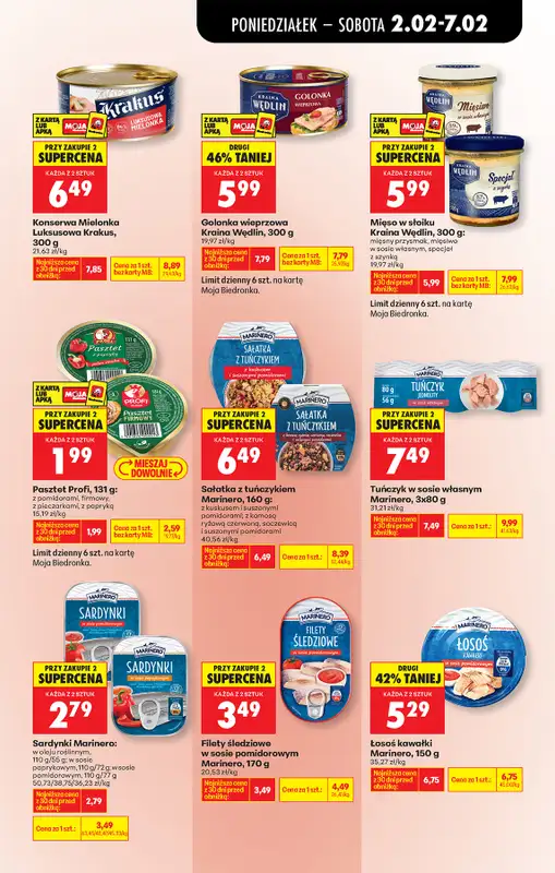 Biedronka - gazetka promocyjna Od poniedziałku od poniedziałku 02.02 do soboty 07.02 - strona 43