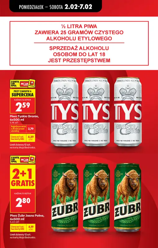 Biedronka - gazetka promocyjna Od poniedziałku od poniedziałku 02.02 do soboty 07.02 - strona 11