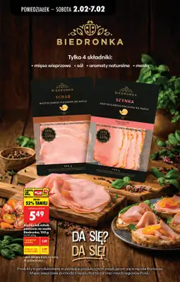 Biedronka - gazetka promocyjna Od poniedziałku, Z ladą tradycyjną od poniedziałku 02.02 do soboty 07.02 - strona 41