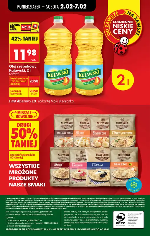 Biedronka - gazetka promocyjna Od poniedziałku, Z ladą tradycyjną od poniedziałku 02.02 do soboty 07.02 - strona 85