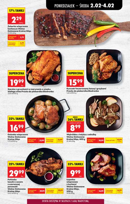 Biedronka - gazetka promocyjna Od poniedziałku, Z ladą tradycyjną od poniedziałku 02.02 do soboty 07.02 - strona 35
