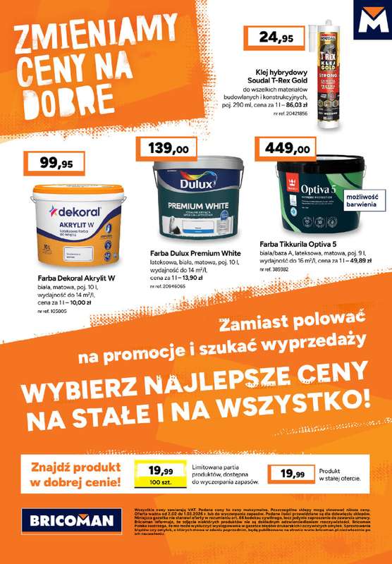Bricoman - gazetka promocyjna Gazetka od poniedziałku 02.02 do niedzieli 01.03 - strona 12