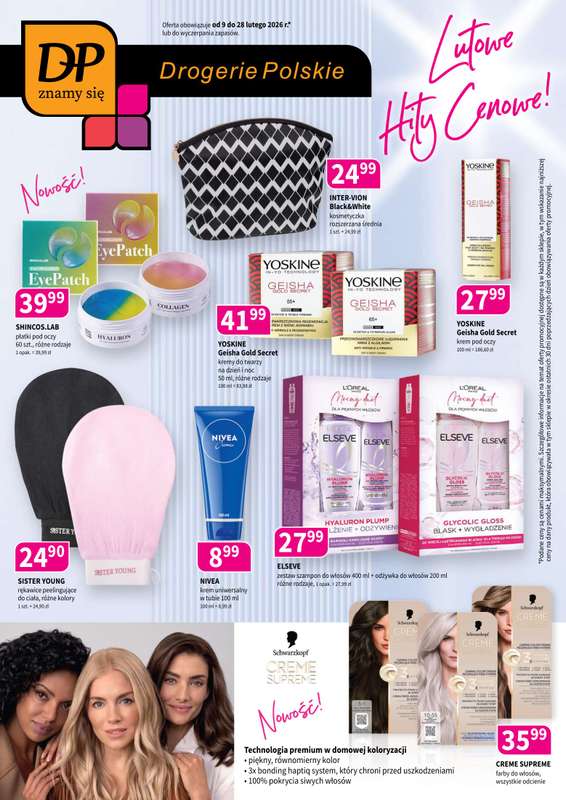 Drogerie Polskie - gazetka promocyjna Gazetka  do soboty 28.02