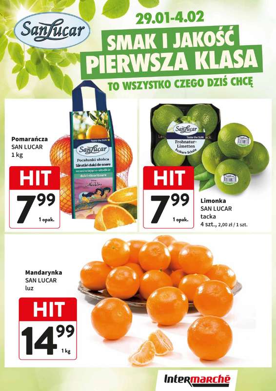 Intermarche - gazetka promocyjna Świeży kram od poniedziałku 02.02 do środy 04.02