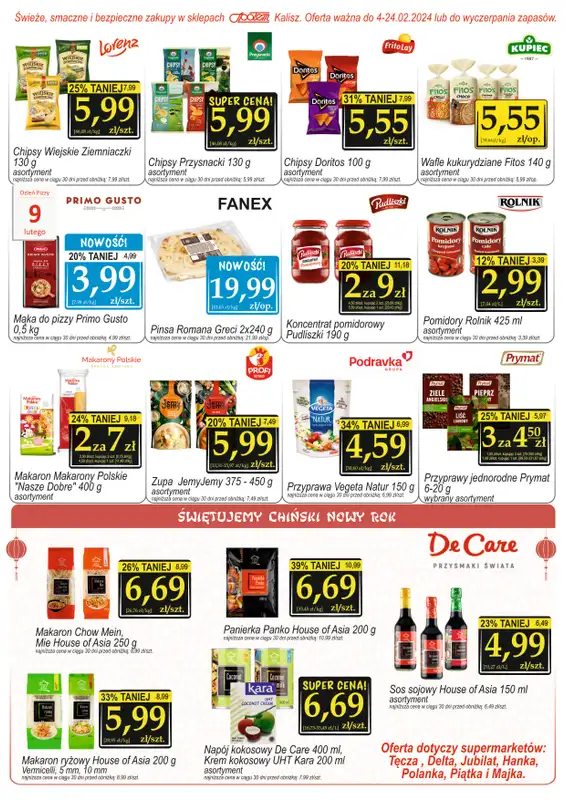 Społem - Blisko i Korzystnie - gazetka promocyjna Gazetka PSS Kalisz od środy 04.02 do wtorku 24.02 - strona 4