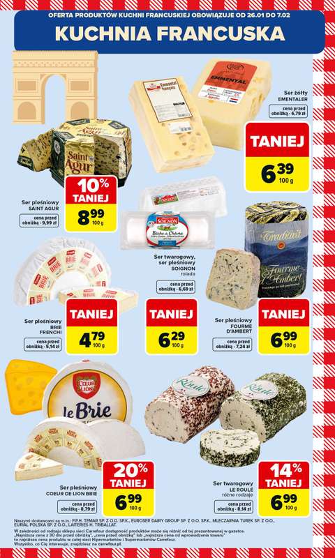 Carrefour Market - gazetka promocyjna Gazetka Kuchnia Francuska od poniedziałku 26.01 do soboty 07.02 - strona 11