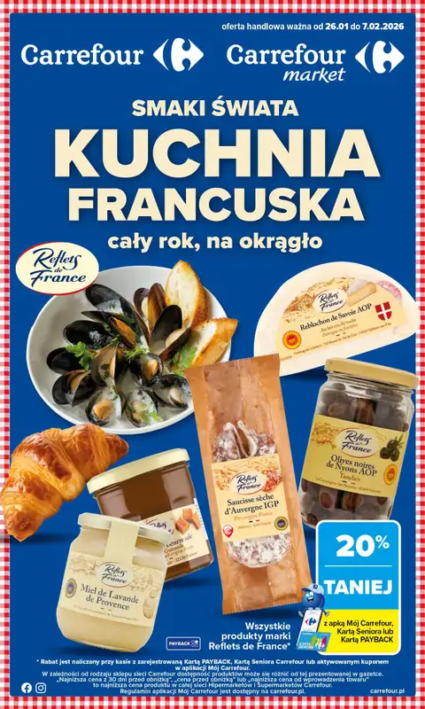 Carrefour Market - gazetka promocyjna Gazetka Kuchnia Francuska  