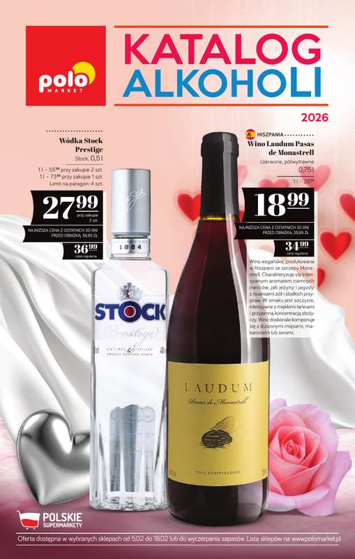 POLOmarket - gazetka promocyjna Katalog alkoholowy  do środy 18.02
