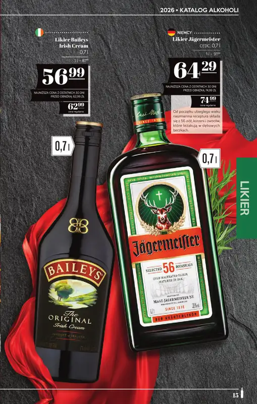 POLOmarket - gazetka promocyjna Katalog alkoholowy  do środy 18.02 - strona 15