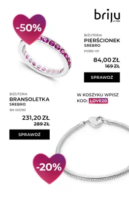 BEST SALE - gazetka promocyjna Briju I Gazetka: Walentynki od czwartku 29.01 do niedzieli 15.02 - strona 10