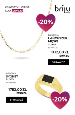 BEST SALE - gazetka promocyjna Briju I Gazetka: Walentynki od czwartku 29.01 do niedzieli 15.02 - strona 7