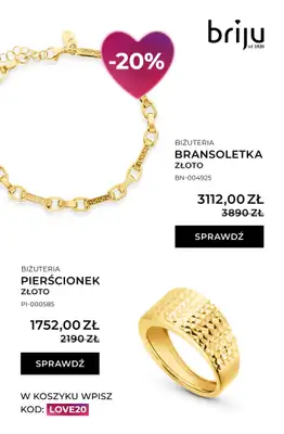 BEST SALE - gazetka promocyjna Briju I Gazetka: Walentynki od czwartku 29.01 do niedzieli 15.02 - strona 2