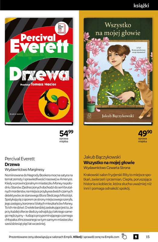 BEST SALE - gazetka promocyjna Empik I Tom kultury: książki od piątku 30.01 do wtorku 10.02 - strona 15