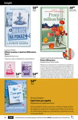 BEST SALE - gazetka promocyjna Empik I Tom kultury: książki od piątku 30.01 do wtorku 10.02 - strona 20