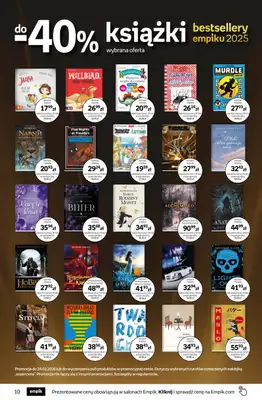 BEST SALE - gazetka promocyjna Empik I Tom kultury: książki od piątku 30.01 do wtorku 10.02 - strona 10