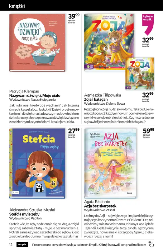 BEST SALE - gazetka promocyjna Empik I Tom kultury: książki od piątku 30.01 do wtorku 10.02 - strona 42