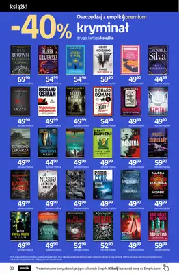 BEST SALE - gazetka promocyjna Empik I Tom kultury: książki od piątku 30.01 do wtorku 10.02 - strona 22