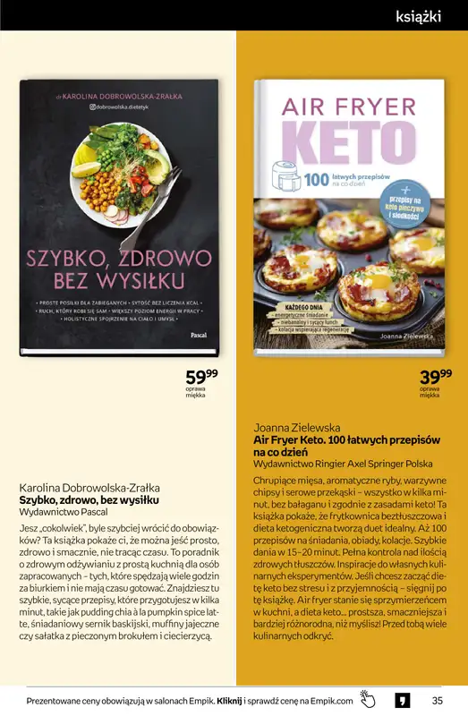 BEST SALE - gazetka promocyjna Empik I Tom kultury: książki od piątku 30.01 do wtorku 10.02 - strona 35